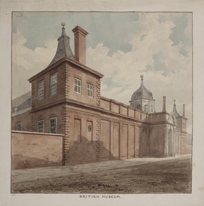 Ansicht des British Museum, Holborn, um 1807