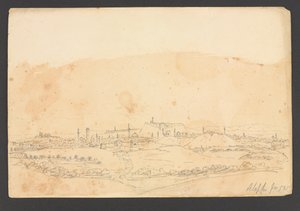 Aleppo von SW, Syrien