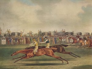 Sir Joshua schlägt Filho Da Puta in Newmarket, um 1816, 1929 von Frederick Rosenberg