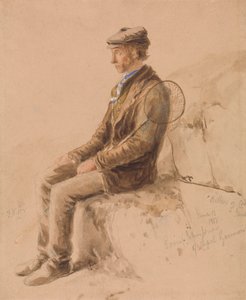 Mann mit einem Gaff, 13. Juni 1851 von Frederick William Hulme
