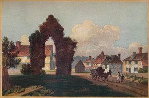 Überreste einer alten Kapelle, Milkhouse Street, in der Nähe von Cranbrook, Kent, 1813 von Frederick Wilton Litchfield Stockdale