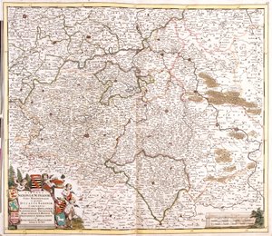 Niedersachsen, Sachsen-Anhalt, Sachsen, Thüringen, Deutschland von Frederick de Wit