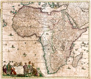 Karte von Afrika