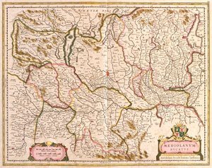 Karte des Herzogtums Mailand (Italien) von Frederick de Wit