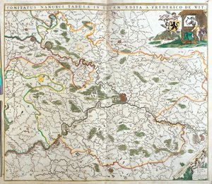 Wallonien, Belgien von Frederick de Wit