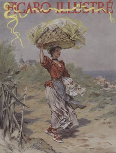 A Biarritz. Titelblatt von Le Figaro Illustre, März 1895 von Frederik Hendrik Kaemmerer