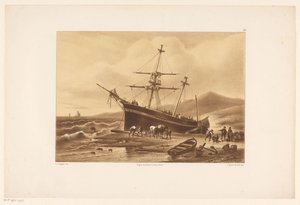 Gestrandetes Schiff