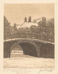 Herengracht bei der Reguliersgracht, Amsterdam von Frederik van der Harst (signed by artist)