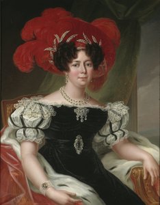 Porträt von Desideria, Königin von Schweden und Norwegen