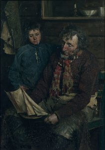 Fischer und sein Sohn von Fredrik Kolstoe