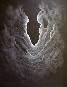 Wirbelnder Wolkentunnel von Fredrik Olsen