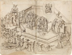 Allegorie des Lebens eines Gelehrten in einem reichen Haushalt