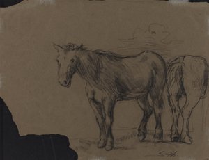 Pferde von French 19th Century