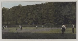 Ein Tennisspiel am Lycee Michelet, Vanves, Paris von French Photographer