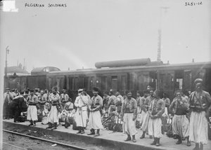 Algerische Soldaten, 1914-15