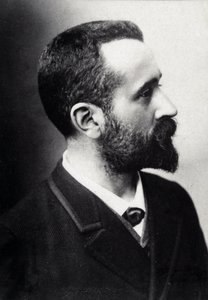 Alphonse Bertillon (1853-1914), französischer Gelehrter, Schöpfer der Anthropometrie von French Photographer