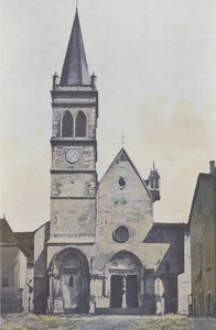 Ambronay, Kirche, Westfassade