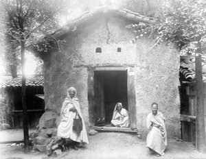 Ein Beispiel eines Kabyle-Hauses, Pariser Ausstellung, 1889