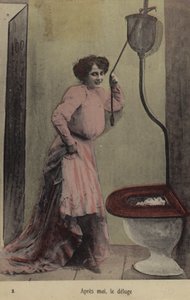 Nach mir die Sintflut; Mädchen im Badezimmer