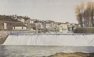 Aurillac, Alte Häuser am Ufer der Jordanne
