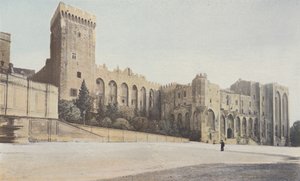 Avignon, Papstpalast, Nordwestansicht