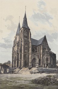 Avioth, Kirche, Südwestansicht von French Photographer