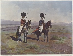 Berber auf Pferden