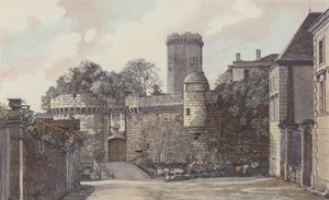 Bourdeilles, Schloss, Eingangseite