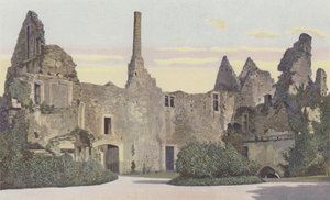 Bressuire, Burgruinen, Innenansicht
