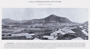 Interozeanischer Kanal von Panama, Arbeiten an der Culebra von French Photographer