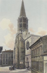 Caussade, Kirche, Fassade W