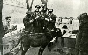 Feierlicher Scherz: Auf dem Salon des Indépendants 1910 wurde ein Gemälde des „Exzessiven Futuristischen Malers“ Boronali präsentiert, betitelt „Et le soleil fell asleep sur l