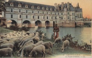 Chenonceaux, Château, Ostfassade von French Photographer