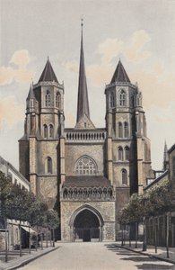 Dijon, Kathedrale Saint-Benigne, Fassade W