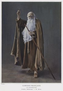 Eugene Silvain als Friedrich Barbarossa in Les Burgraves