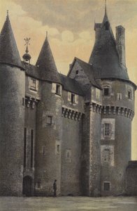 Fougeres, Schloss, Fassade O von French Photographer