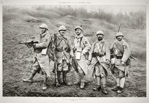 Französische Infanterie und Waffen von French Photographer