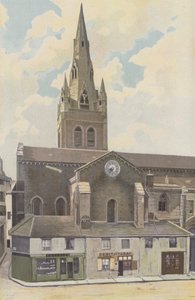 Grenoble, Kirche Saint-André, Nordseite von French Photographer