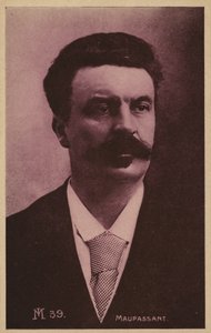 Guy de Maupassant (1850-1893), französischer Kurzgeschichtenschreiber, Romanautor und Dichter