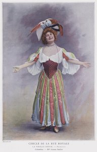Jeanne Saulier als Colombine in La Vieille Revue von French Photographer