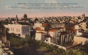 Jerusalem, Kirche St. Anna und Tempelbereich von French Photographer