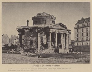 Die Kommune von Paris, Rotunde der Barriere du Combat von French Photographer