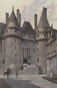 Langeais, Schloss, Eingang zur Stadtseite