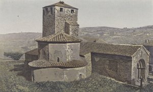 Le Teil, Kirche von Melas, Nordwestansicht