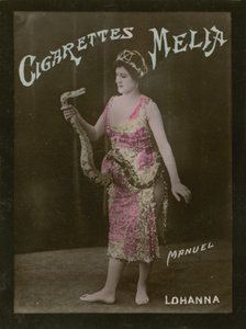 Lohanna, Mädchen mit Schlange von French Photographer