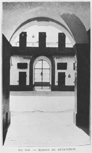 Neukaledonien, Insel Nou, Haus der Haft, aus La Depeche Coloniale, 1903