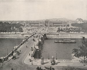 Paris: Blick auf den Place de la Concorde, Blick nach Norden