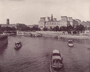Paris: Hôtel de Ville, von der Flussseite von French Photographer