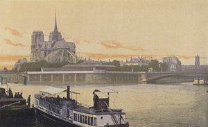 Paris, Blick auf die Spitze der Île de la Cité