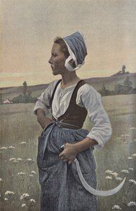 Bretonische Bäuerin von French Photographer